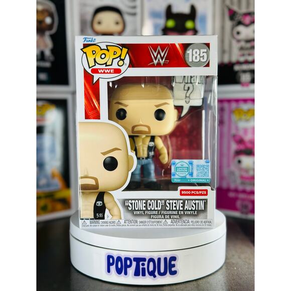 WWE Stone Cold Steve Austin (What?) Pop! Sayings Funko Pop! #185 - Picture 1 of 7